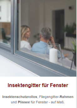 Insektengitter für Fenster