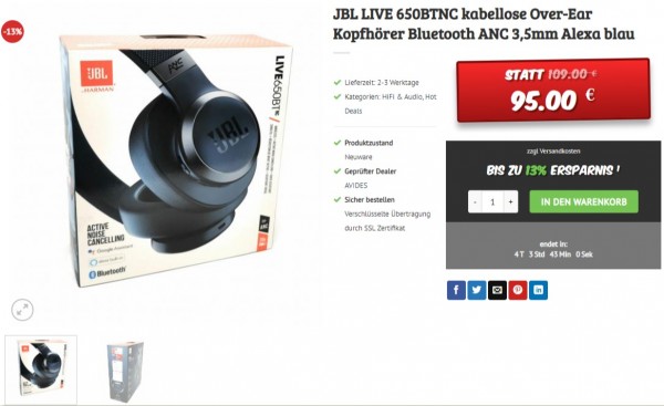 JBL Kopfhörer - dealclub.de Angebote bei markttip.de